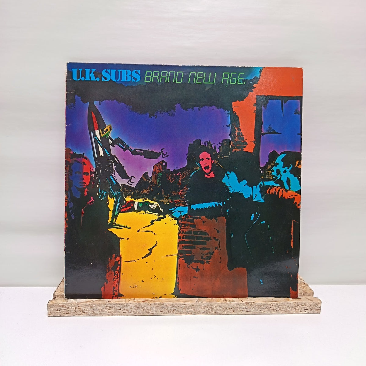 U.K. Subs brand new age vinyl record A1/B1 1980 VG+/VG+ GEMLP 106 with insert