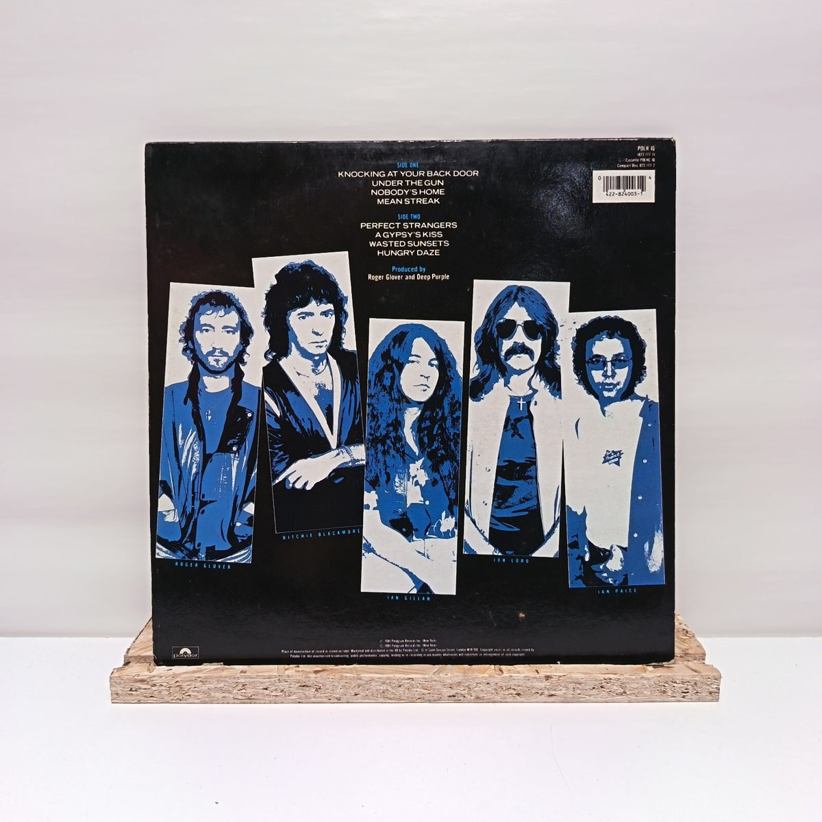 Deep Purple perfect strangers vinyl record 1984 VG+/VG POLH 16