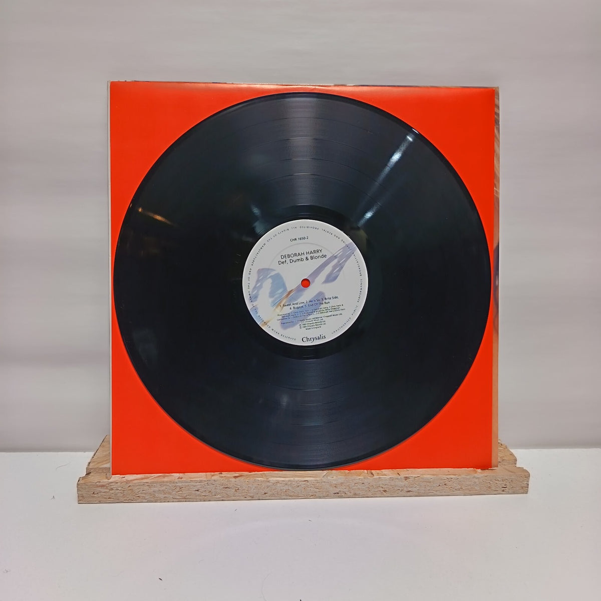Deborah Harry def dumb & blonde vinyl record VG+/VG+ CHR 1650
