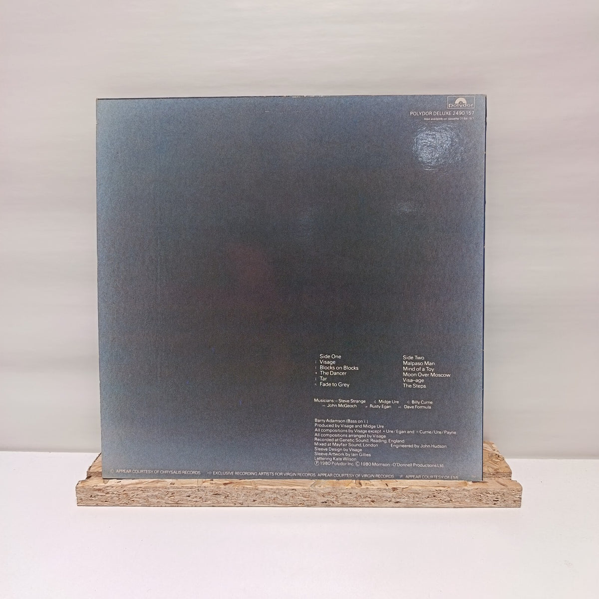 Visage self titled vinyl record VG+/VG+ 2490 157