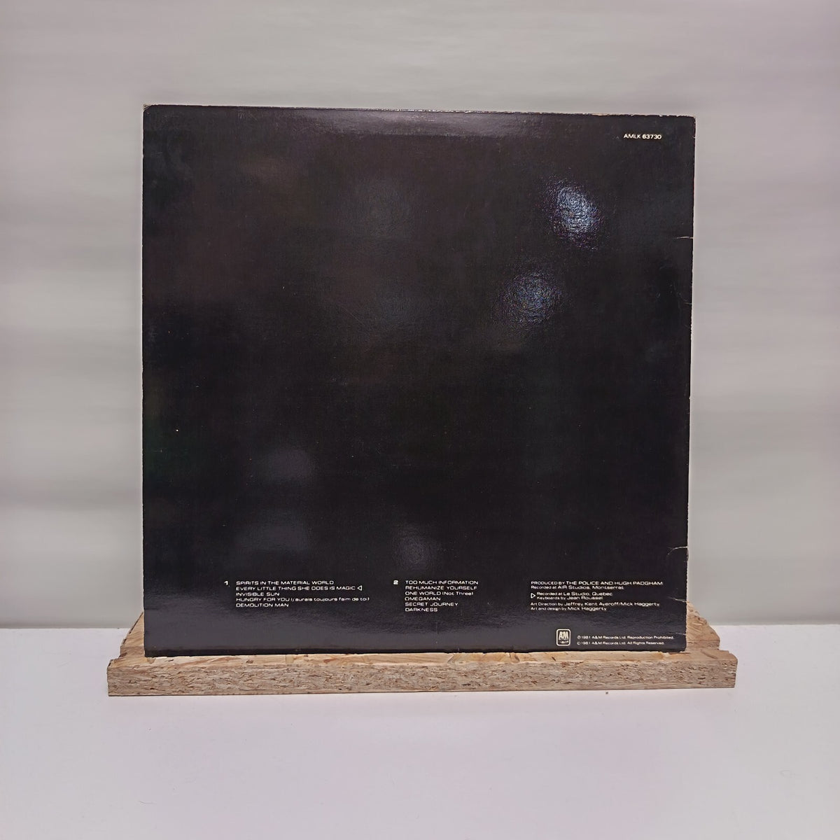 The Police ghost in the machine vinyl record VG+/VG+ AMLK 63730
