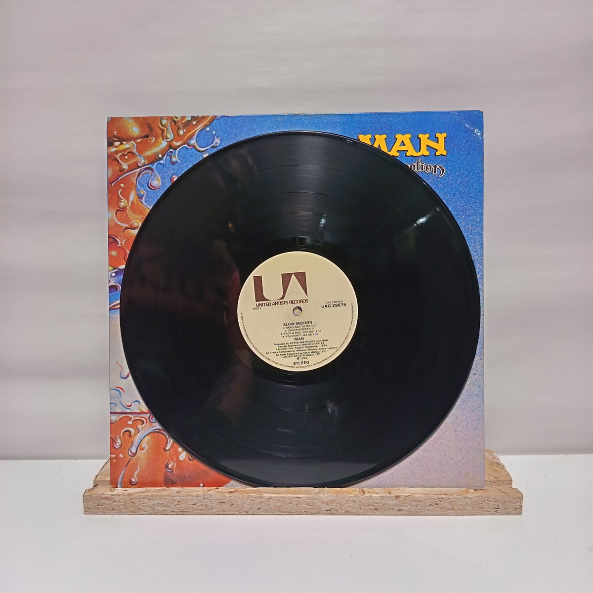 Man slow motion vinyl record VG+/VG+ UAG 29675