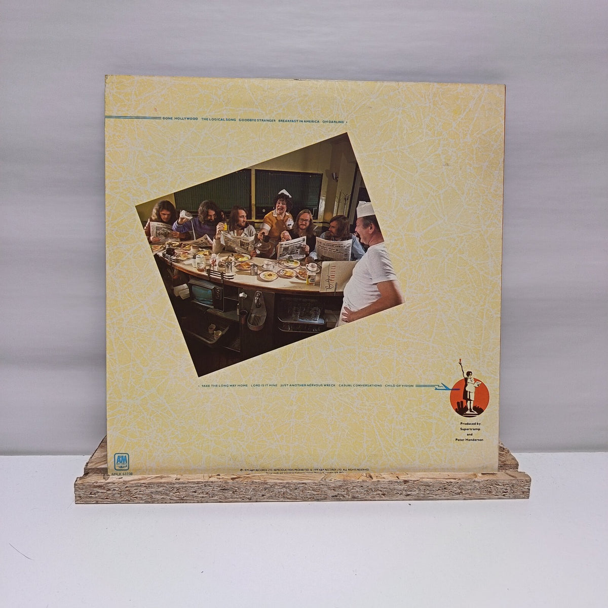 Supertramp breakfast in america vinyl record VG+/VG+ AMLK 63708