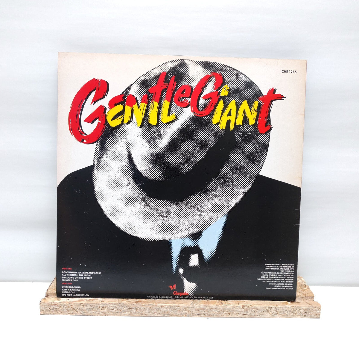Gentle Giant civilian vinyl record 1980 VG+/EX CHR 1285