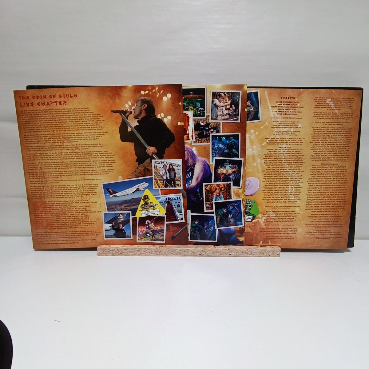 Iron Maiden the book of souls triple vinyl record EX/VG+ 0190295760878