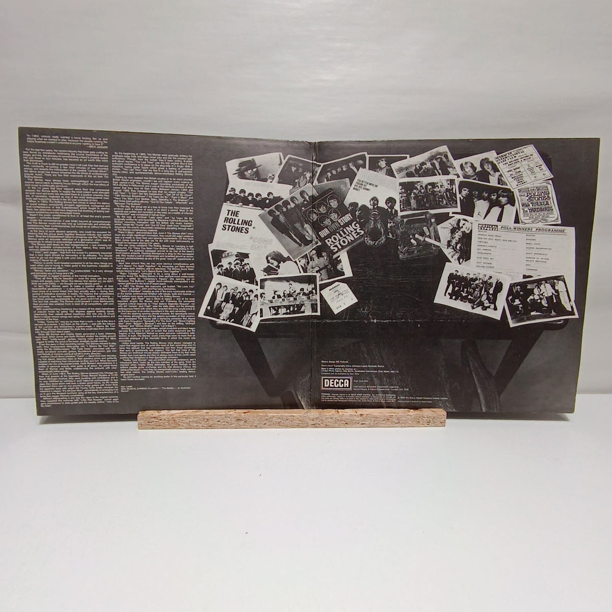 The Rolling Stones the very best of double vinyl record VG+/VG+ ROST 1/2