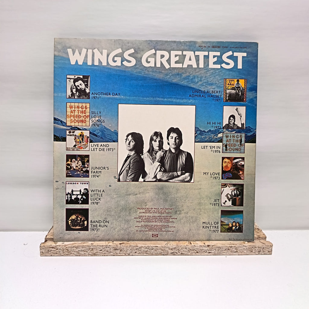 Wings greatest vinyl record VG+/VG+ PCTC 256