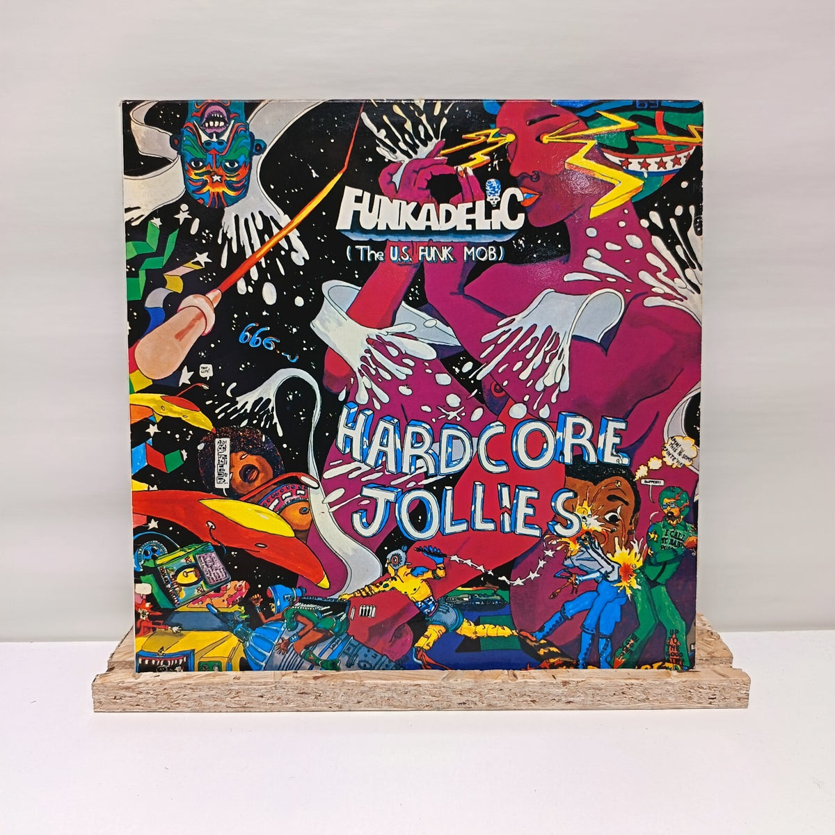 Funkadelic hardcore jollies double vinyl record VG+/VG+ GRLP 101