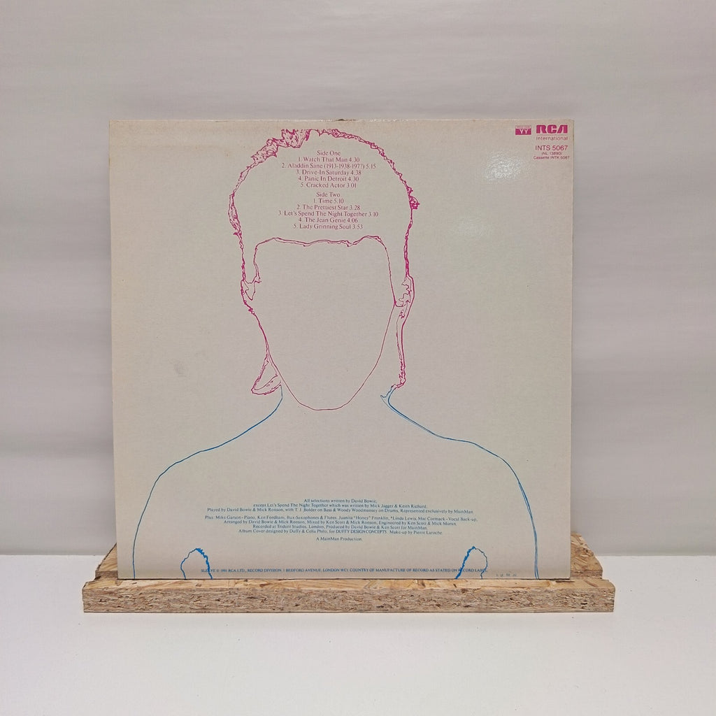 David Bowie aladdin sane vinyl record VG+/VG+ INTS 5067