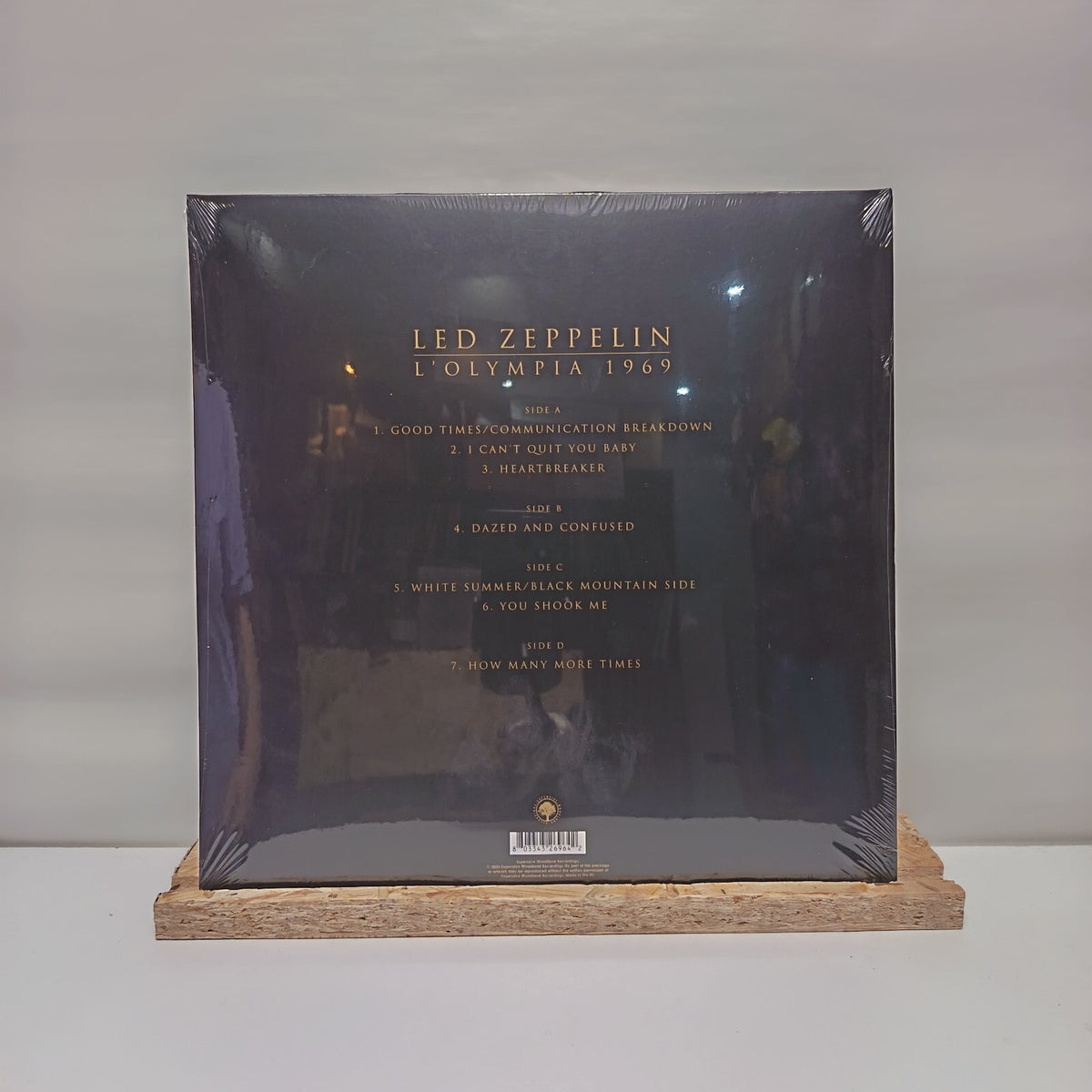 Led Zeppelin l'olympia 1969 double vinyl record