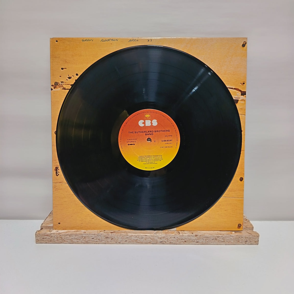 The Sutherland Bros. Band self titled vintl record VG+/VG CBS 82297