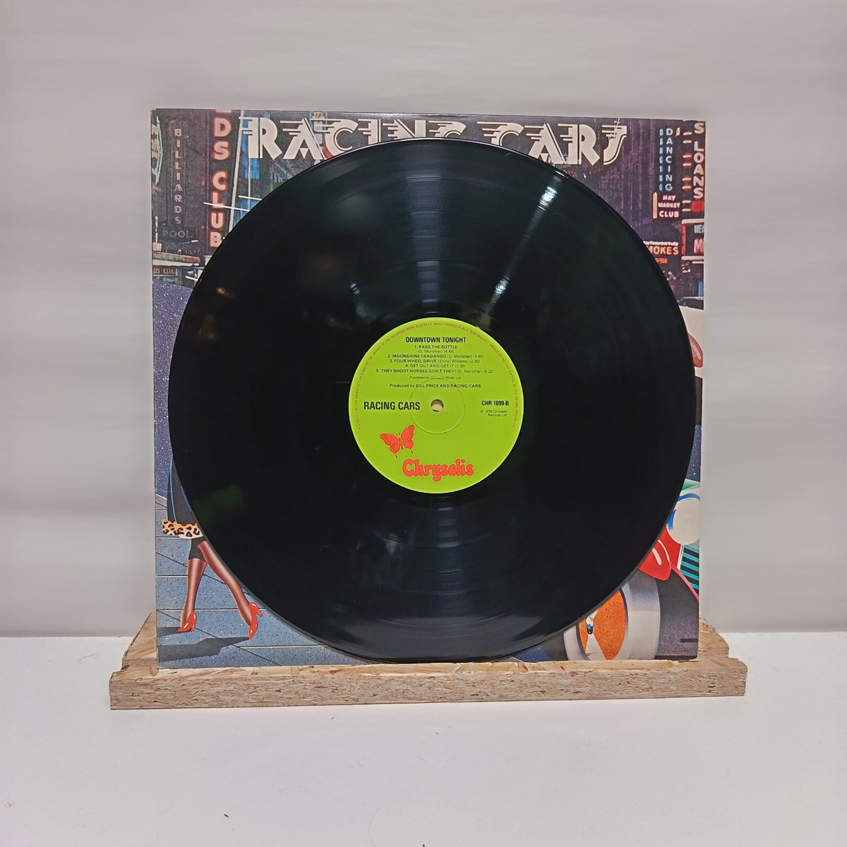 Racing Cars downtown tonight vinyl record VG+/VG+ CHR 1099