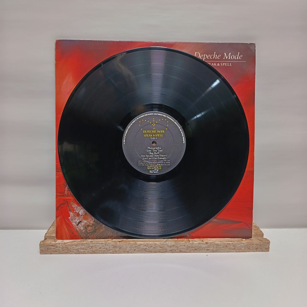 Depeche Mode speak & spell vinyl record VG+/VG+ STUMM5