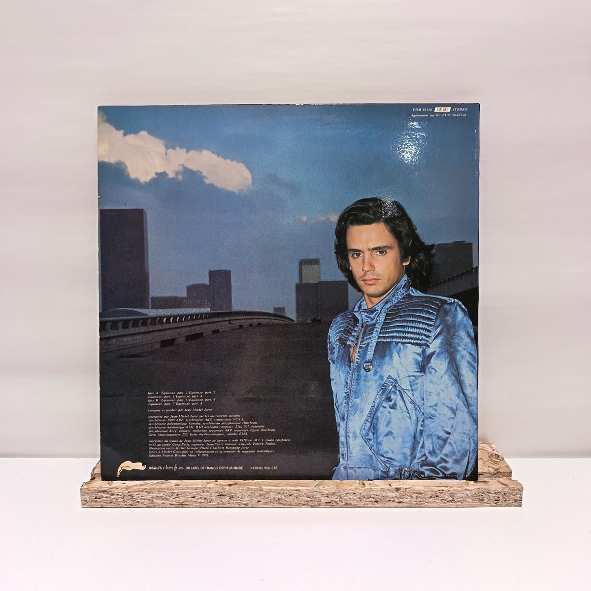 Jean Michel Jarre equinoxe vinyl record 1978 VG+/VG+ FDM83150
