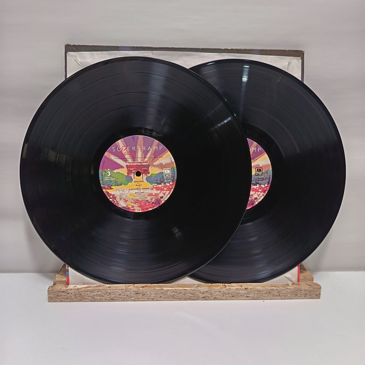 Supertramp paris double vinyl record VG+/VG+ AMLM 66792