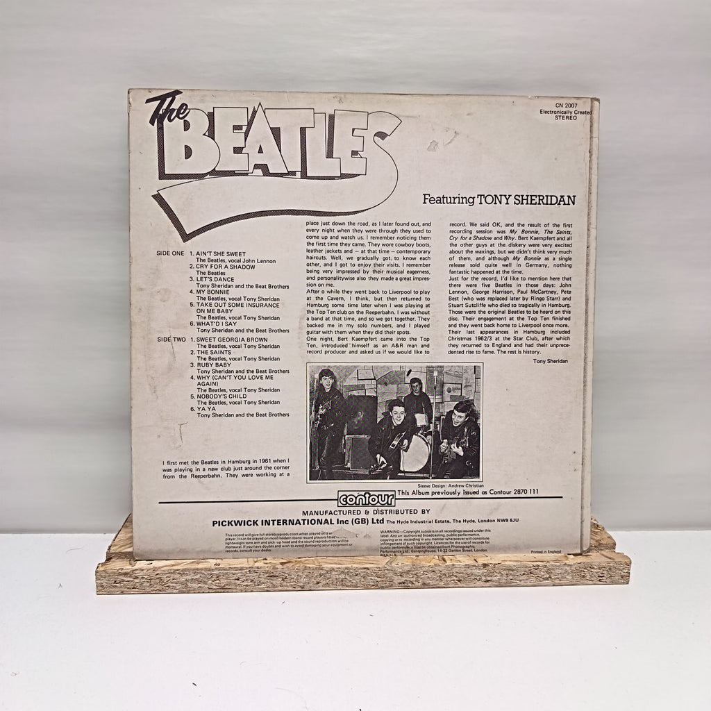 The Beatles featuring tony sheridan vinyl record VG+/VG+ CN 2007