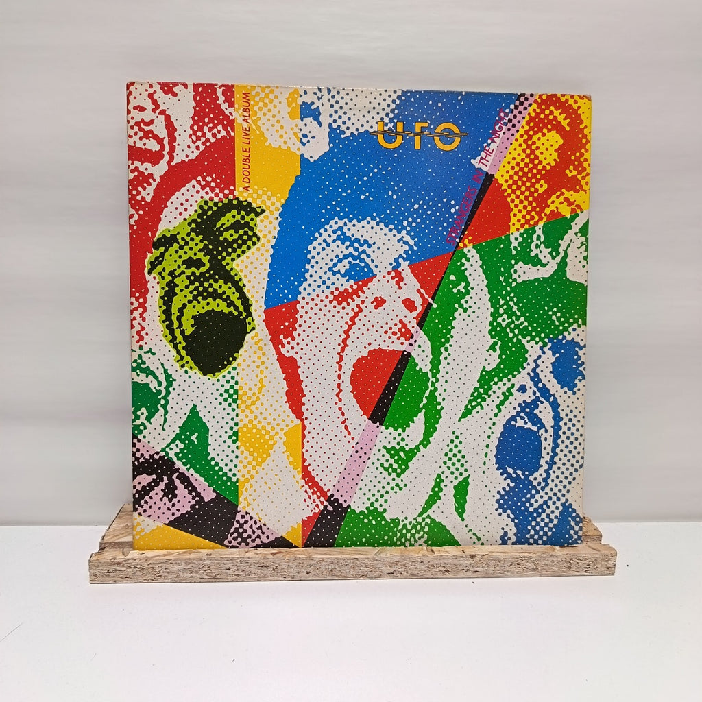 UFO stranger in the night double live album vinyl record VG+/VG+ CJT5