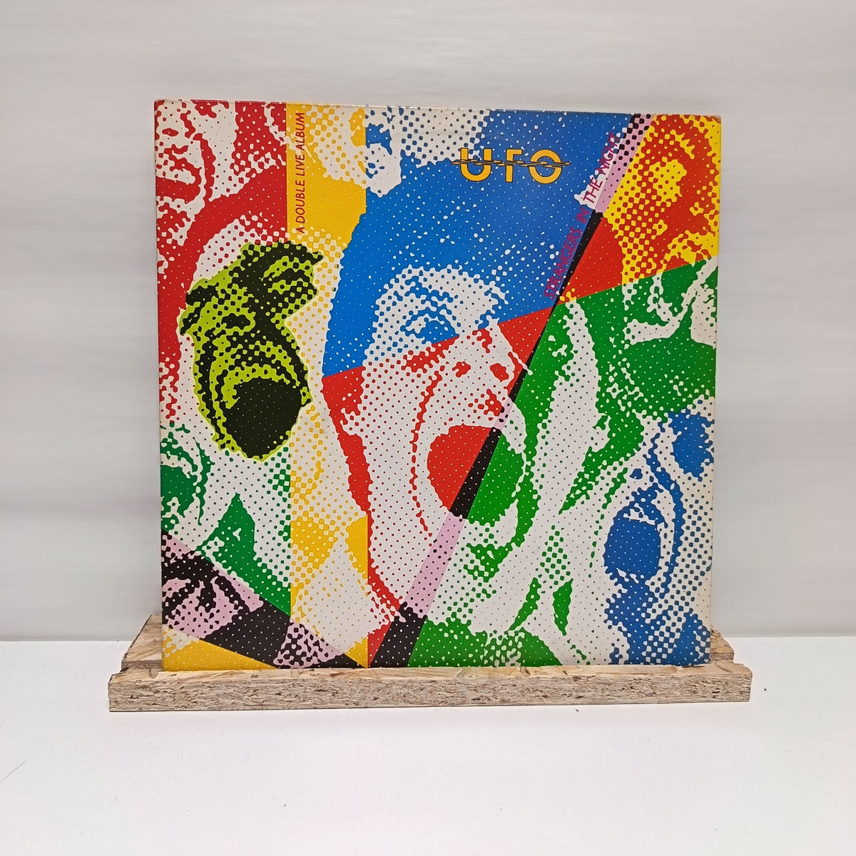 UFO stranger in the night double live album vinyl record VG+/VG+ CJT5