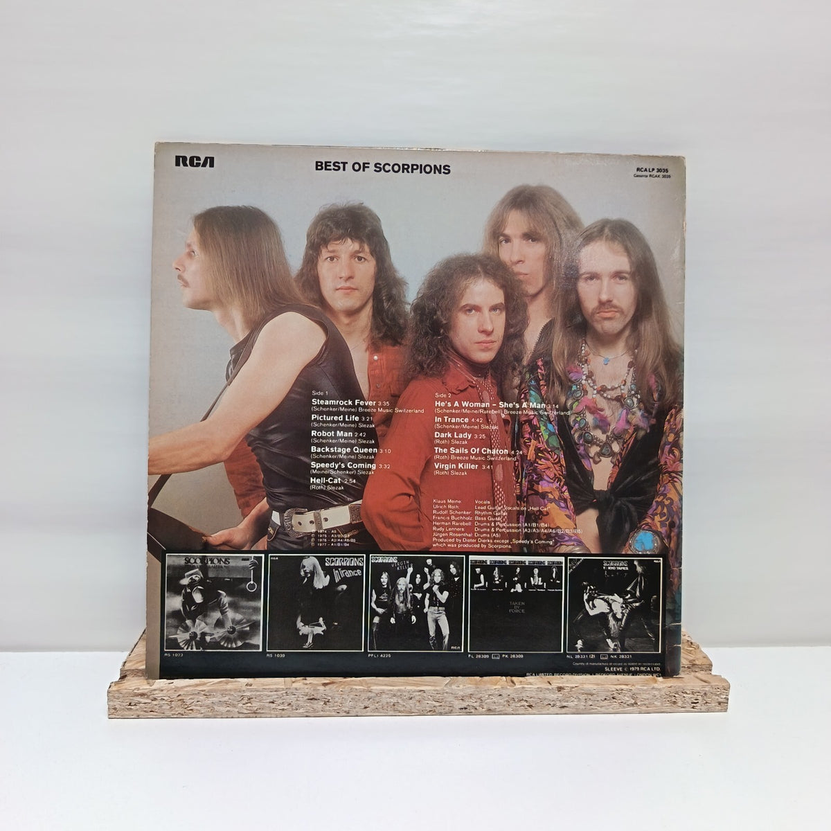 Scorpions best of scorpions vinyl record VG+/VG+ RCA LP 3035
