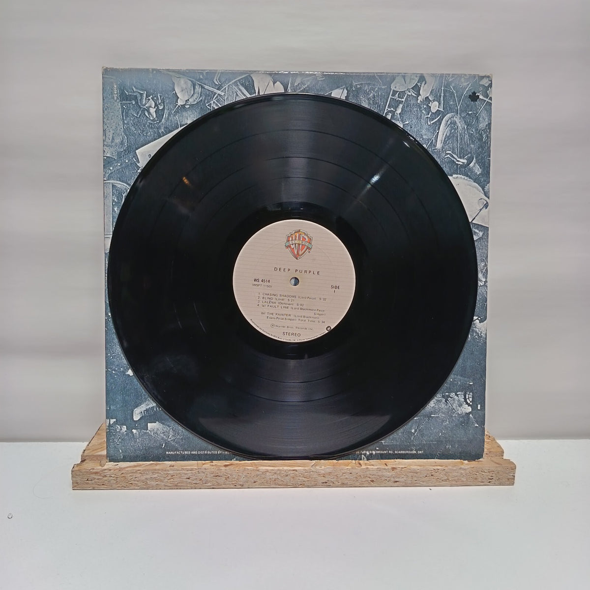 Deep Purple self titled vinyl record VG+/VG+ WS 4514