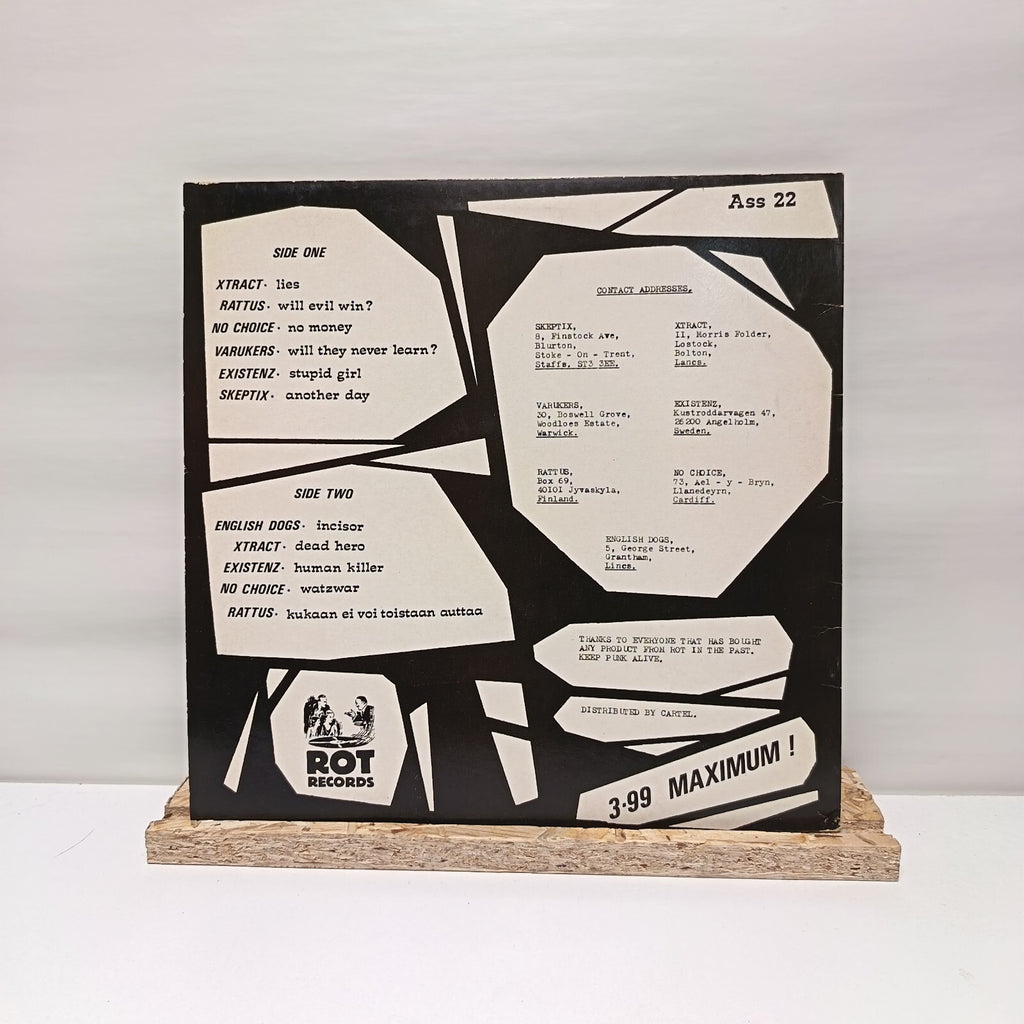 Limited Edition Punk Compilation have a rotten christmas volume 2 VG+/VG+ Ass 22