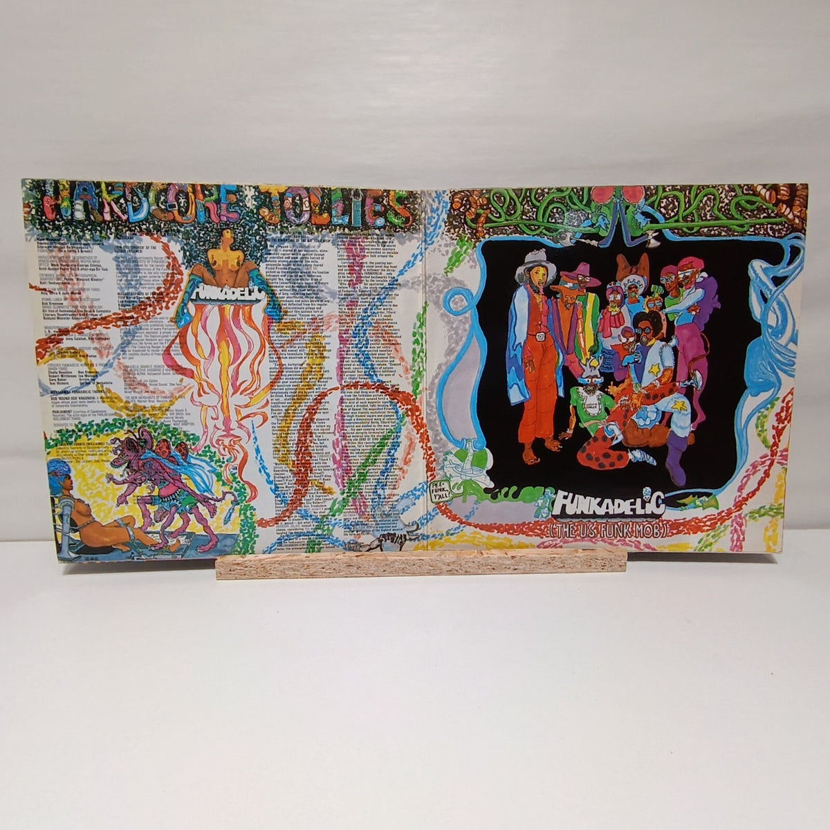 Funkadelic hardcore jollies double vinyl record VG+/VG+ GRLP 101