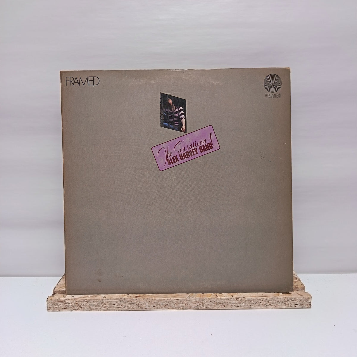 The Sensational Alex Harvey Band framed vinyl record 1973 VG+/VG+ 6360 081