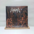 Enthroned towards the skullthrone of satan / regie sathanas double vinyl record