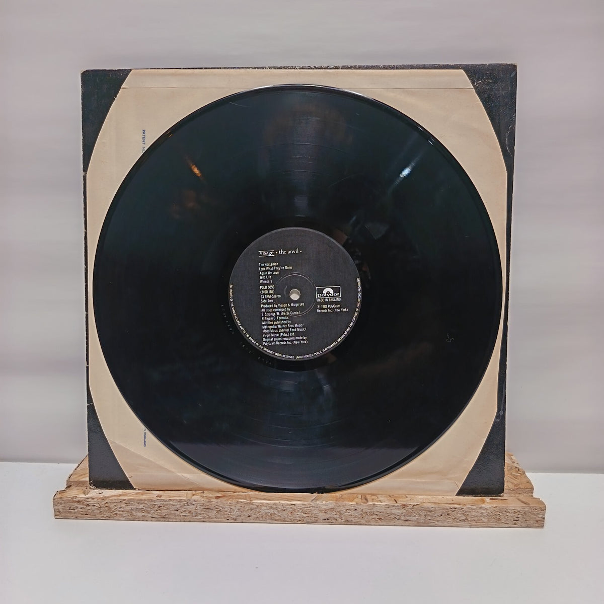 Visage the anvil vinyl record VG+/VG+ POLD 5050