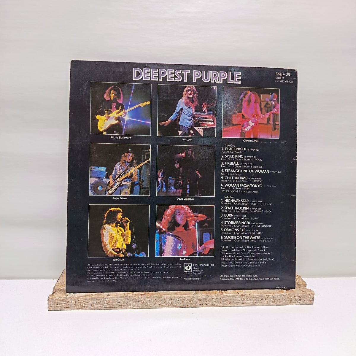 Deep Purple deepest purple the very best of viny record VG+/VG+ EMTV 25