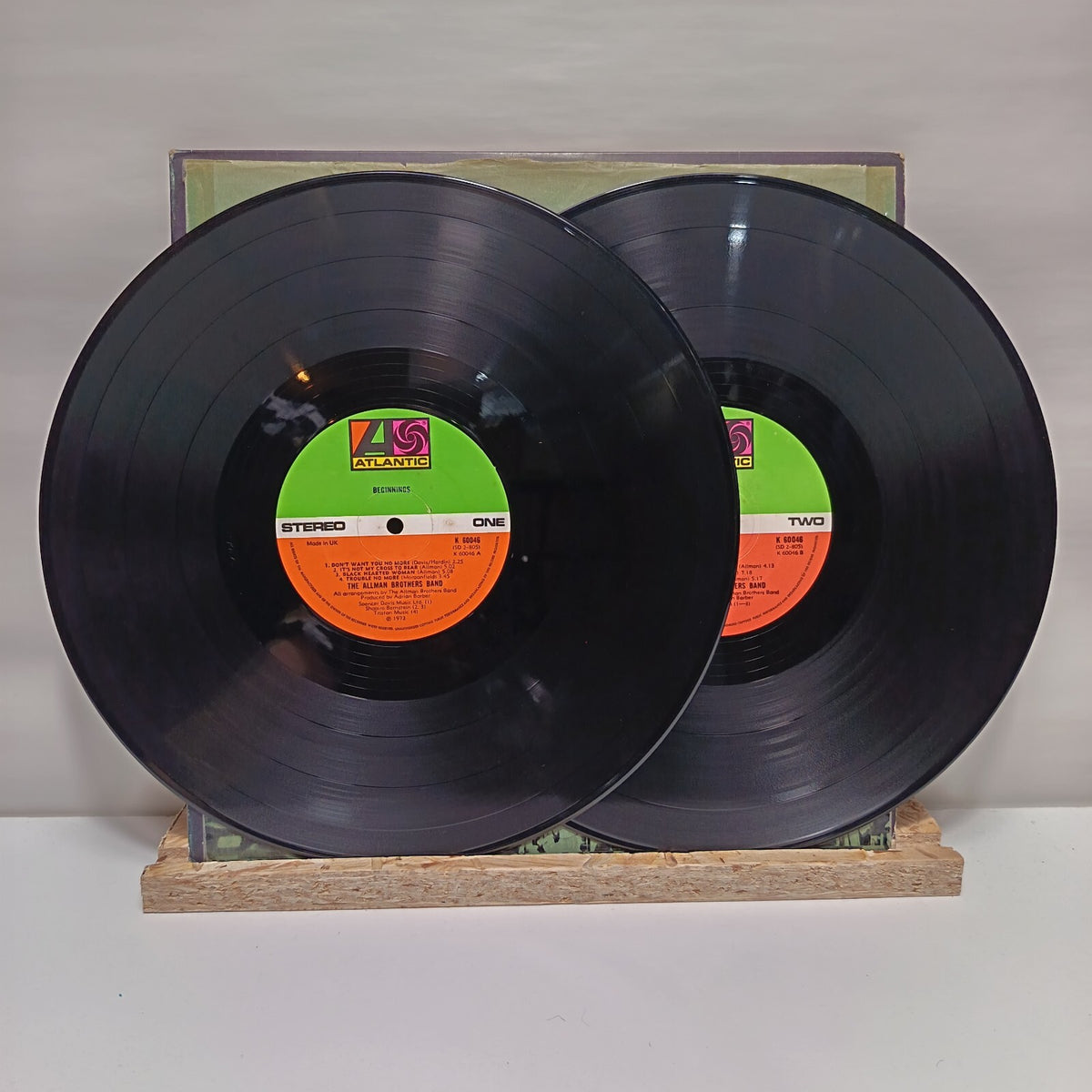 The Allman Brothers Band beginnings double vinyl record VG+/VG+ K 60046