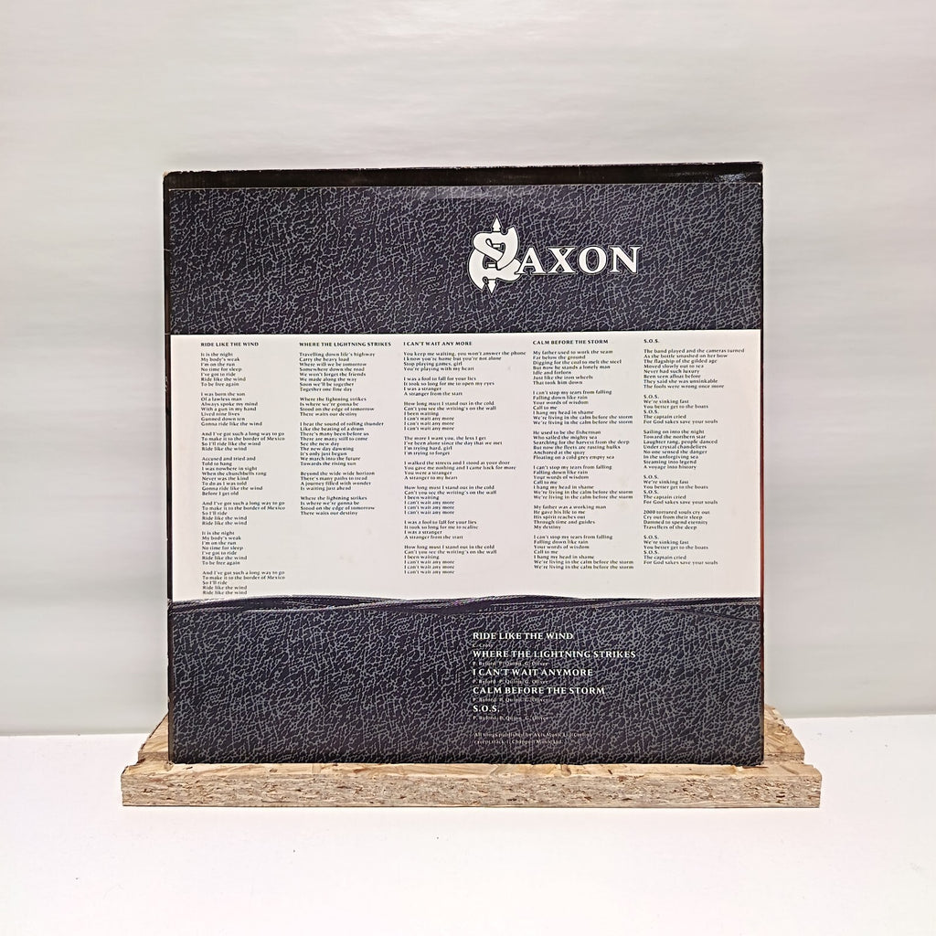 Saxon destiny vinyl record VG+/VG+ EMC 3543