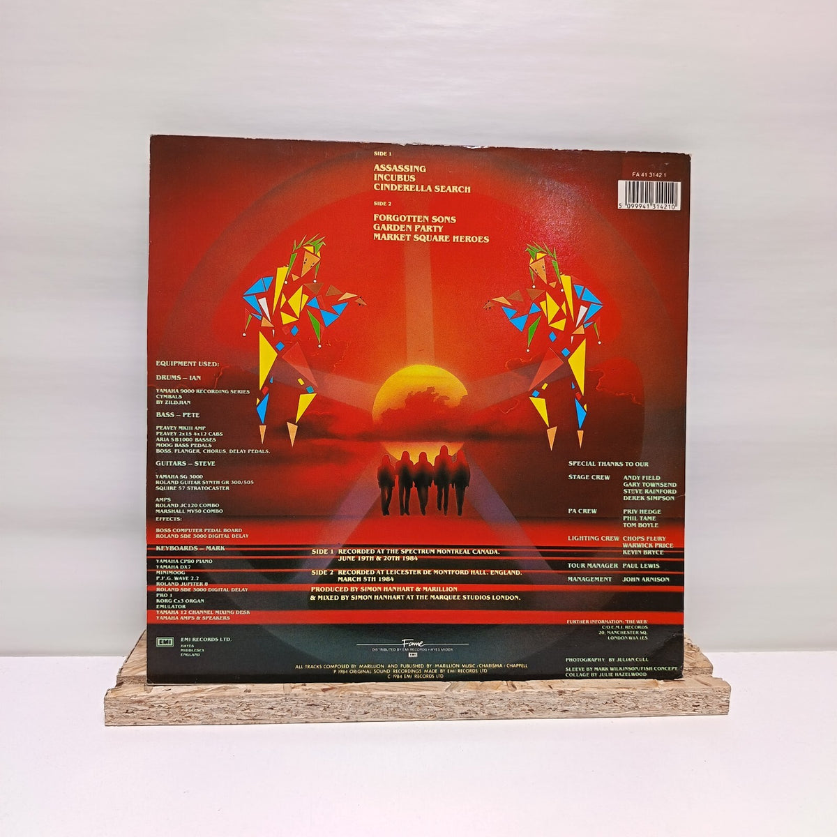 Marillion real to reel vinyl record VG+/VG+ FA 41 3142 1
