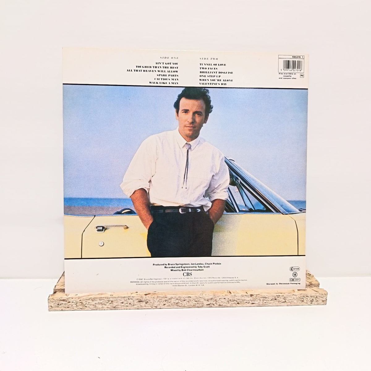 Bruce Springsteen tunnel of love vinyl record VG+/VG+ 460270 1