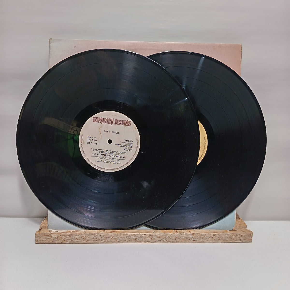 The Allman Brothers Band eat a peach double vinyl record VG+/VG+ 2659 034