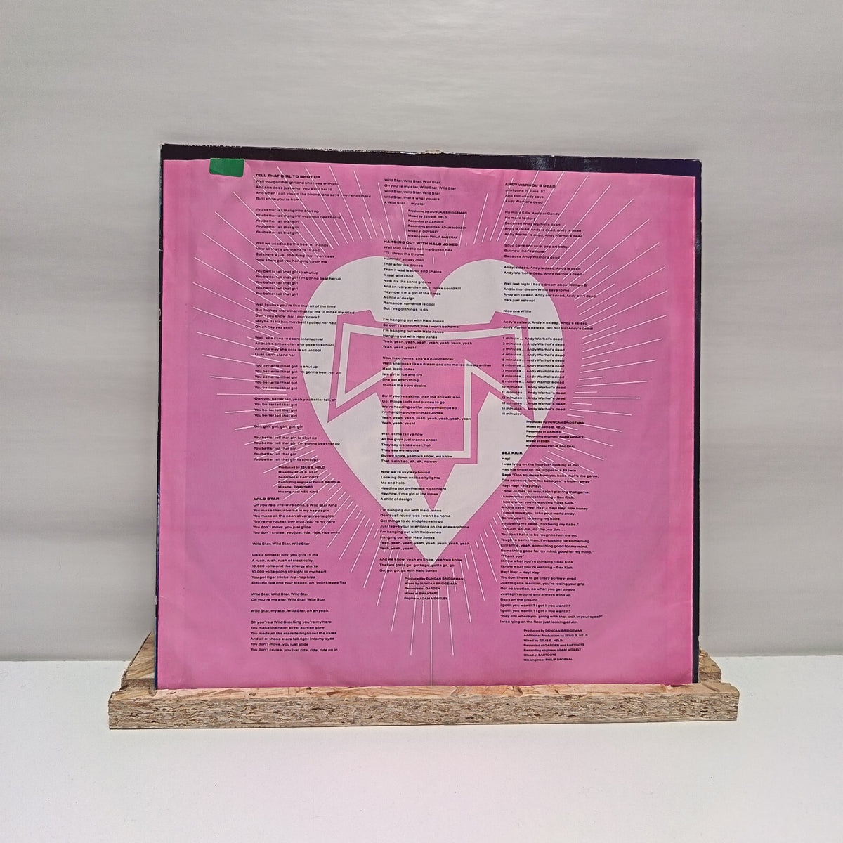 Transvision Vamp pop art vinyl record VG+/VG 255 802-1