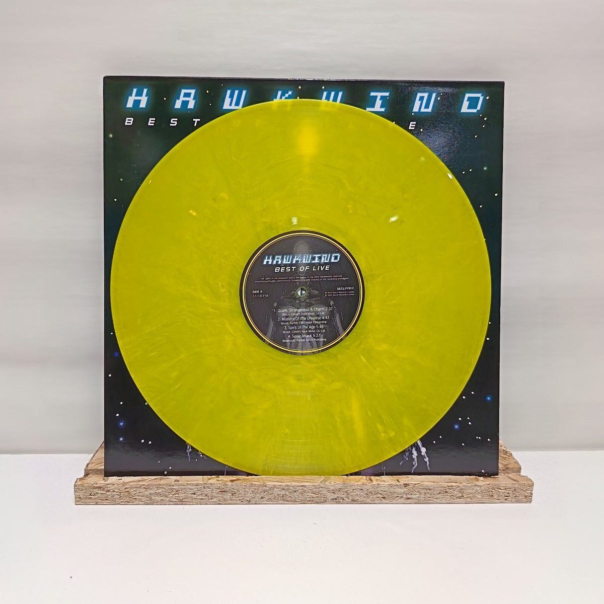 Hawkwind best of live vinyl record limited edition NM/NM SECLP191Y