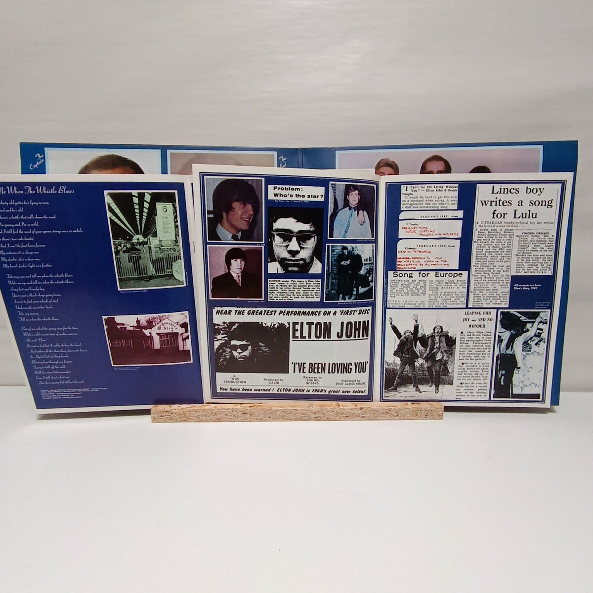 Elton John captain fantastic vinyl record VG+/VG+ DJLPX 1