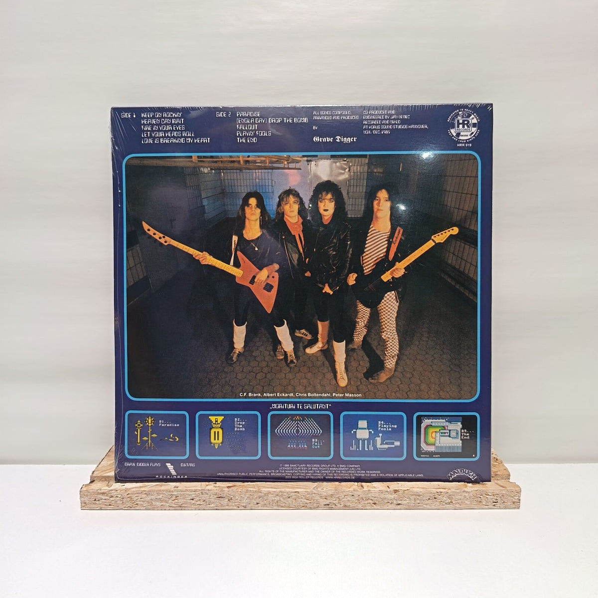 Grave Digger war games vinyl record