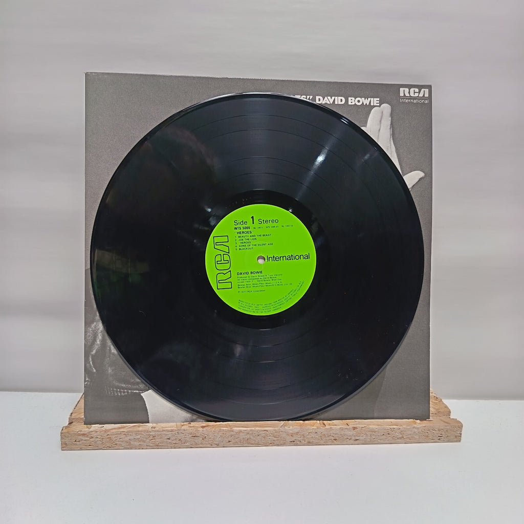 David Bowie heroes vinyl record EX/EX INTS 5066