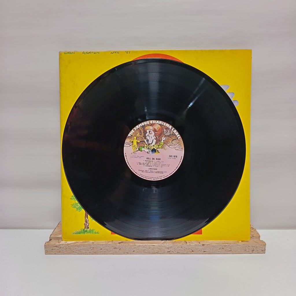 Lindisfarne roll on, ruby vinyl record VG+/VG CAS 1076