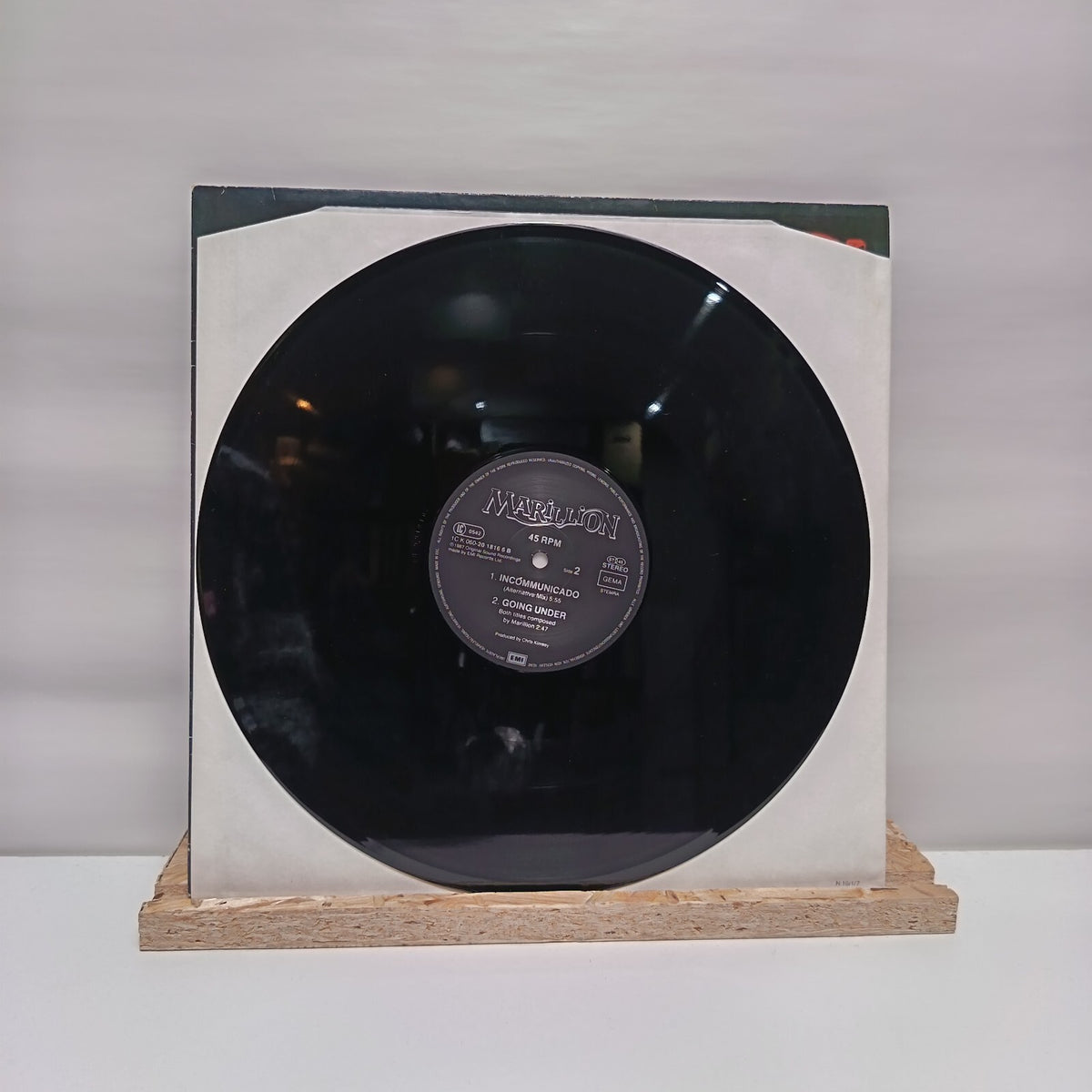 Marillion incommunicado vinyl record 12" EX/EX 20 1816 6