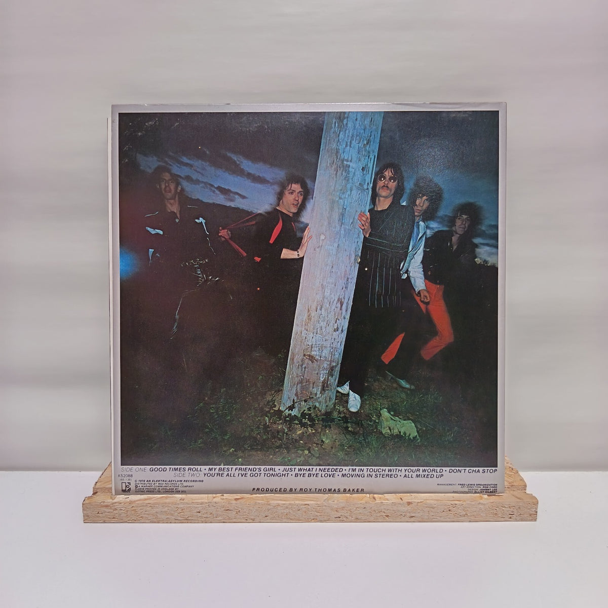 The Cars self titled vinyl record EX/EX K52088