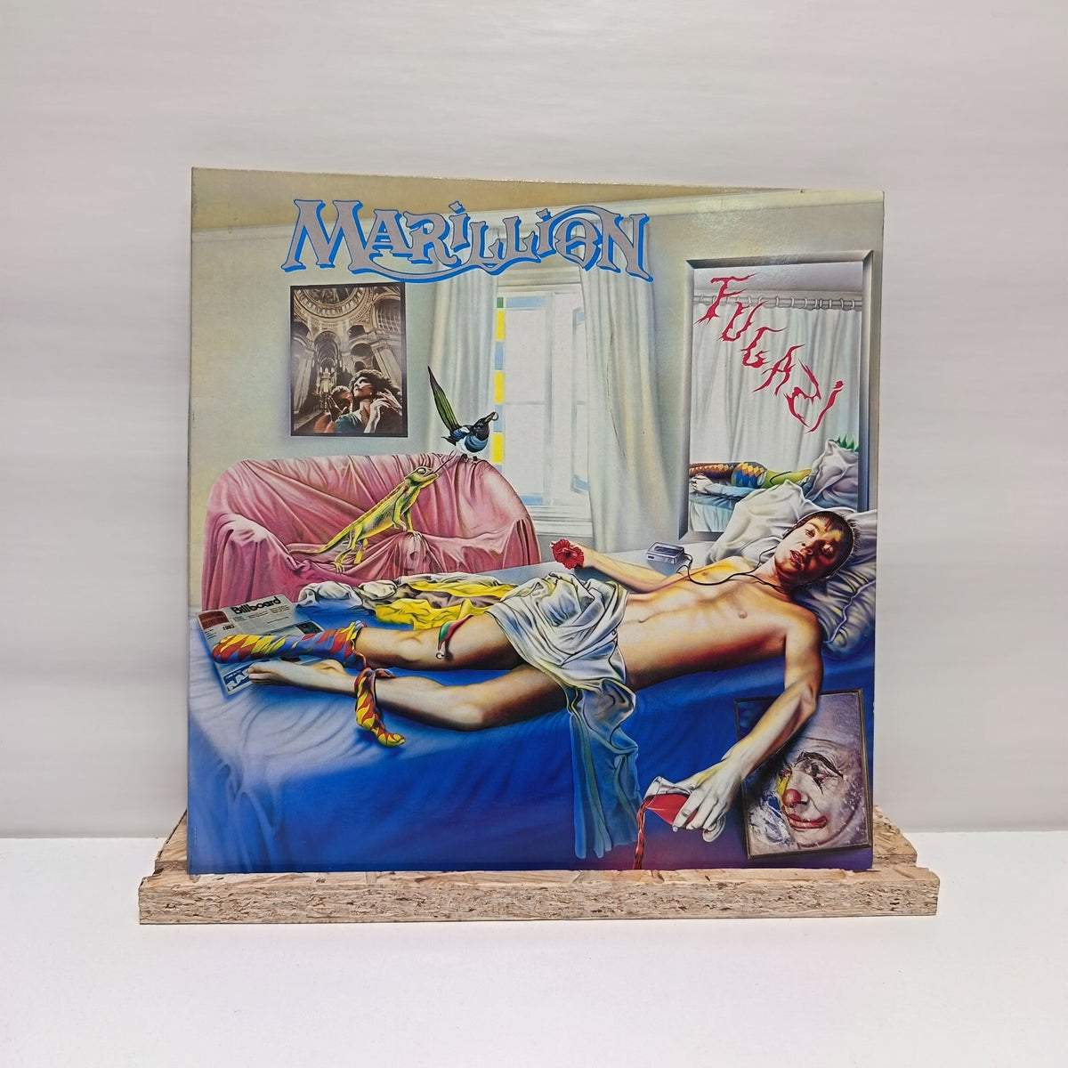Marillion fugazi vinyl record VG+/VG+ EMC 29 00851