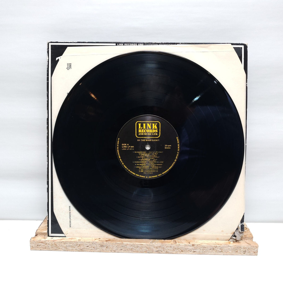 Various Artists the main event vinyl record VG+/VG LINK LP 041