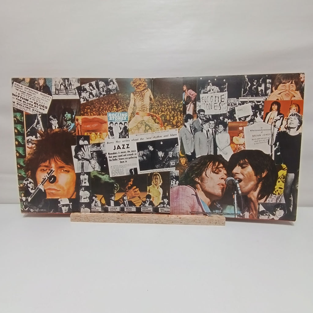 The Rolling Stones get stoned double vinyl record VG+/VG+ ADE P32