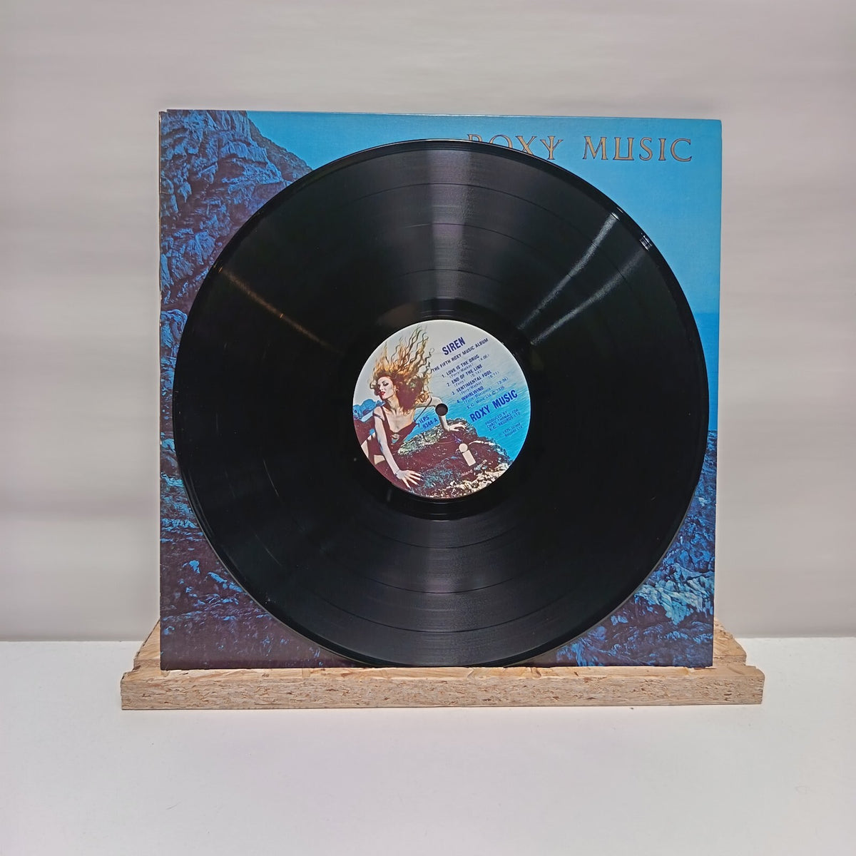 Roxy Music siren vinyl record EX/EX ILPS 9344