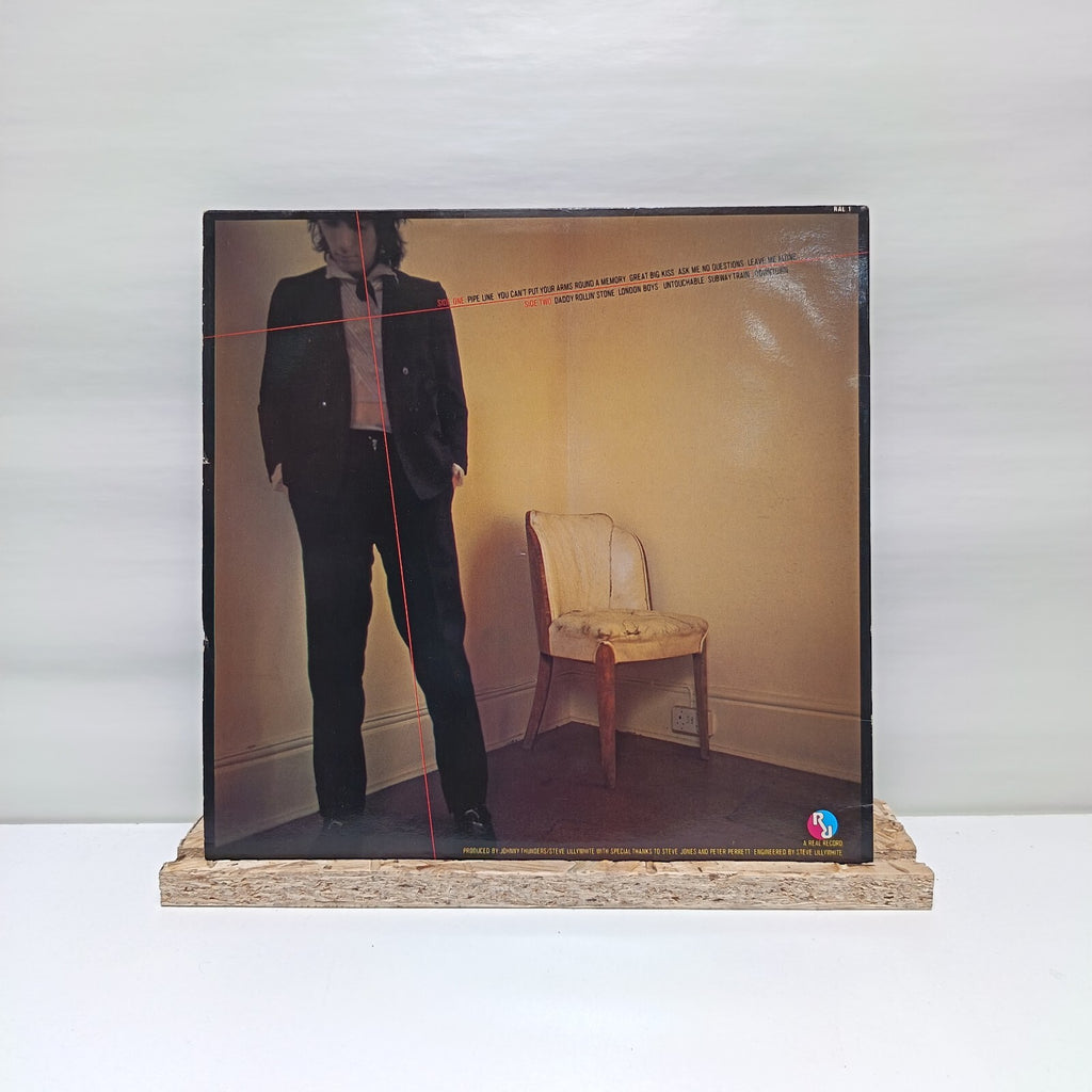 Johnny Thunders so alone vinyl record VG+/VG+ RAL 1