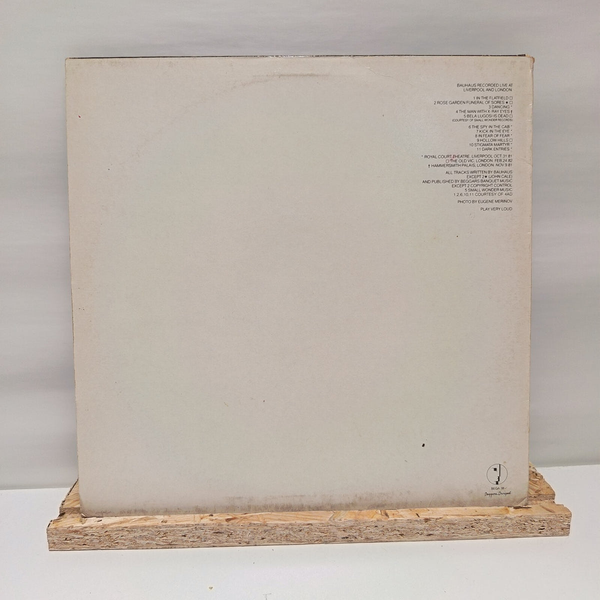 Bauhaus press the eject and give me the tape vinyl record 1982 VG+/VG+ BEGA 38