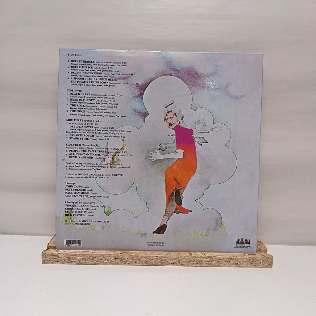 Atomic Rooster in hearing of atomic rooster double vinyl record NM/NM AK 169/2